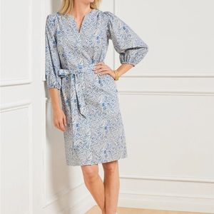 Talbot's poplin shirt dress.